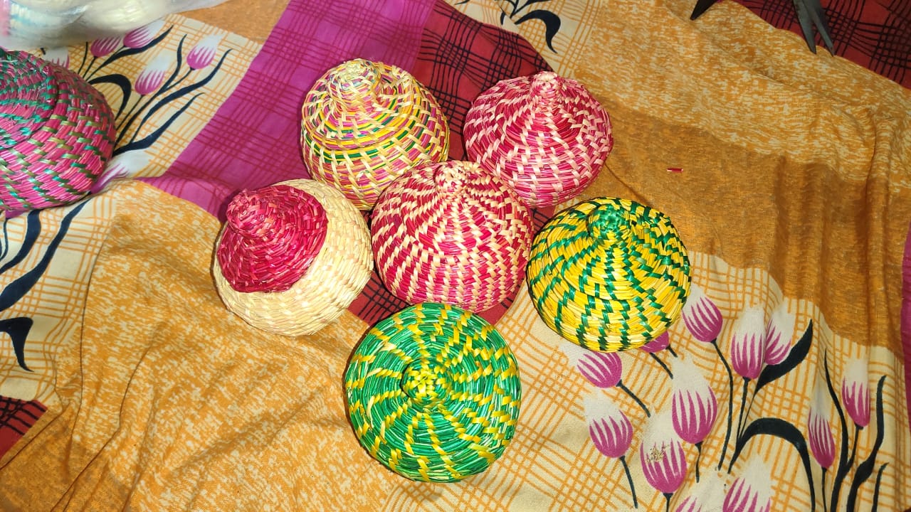 Handwoven Miniature Bamboo Baskets