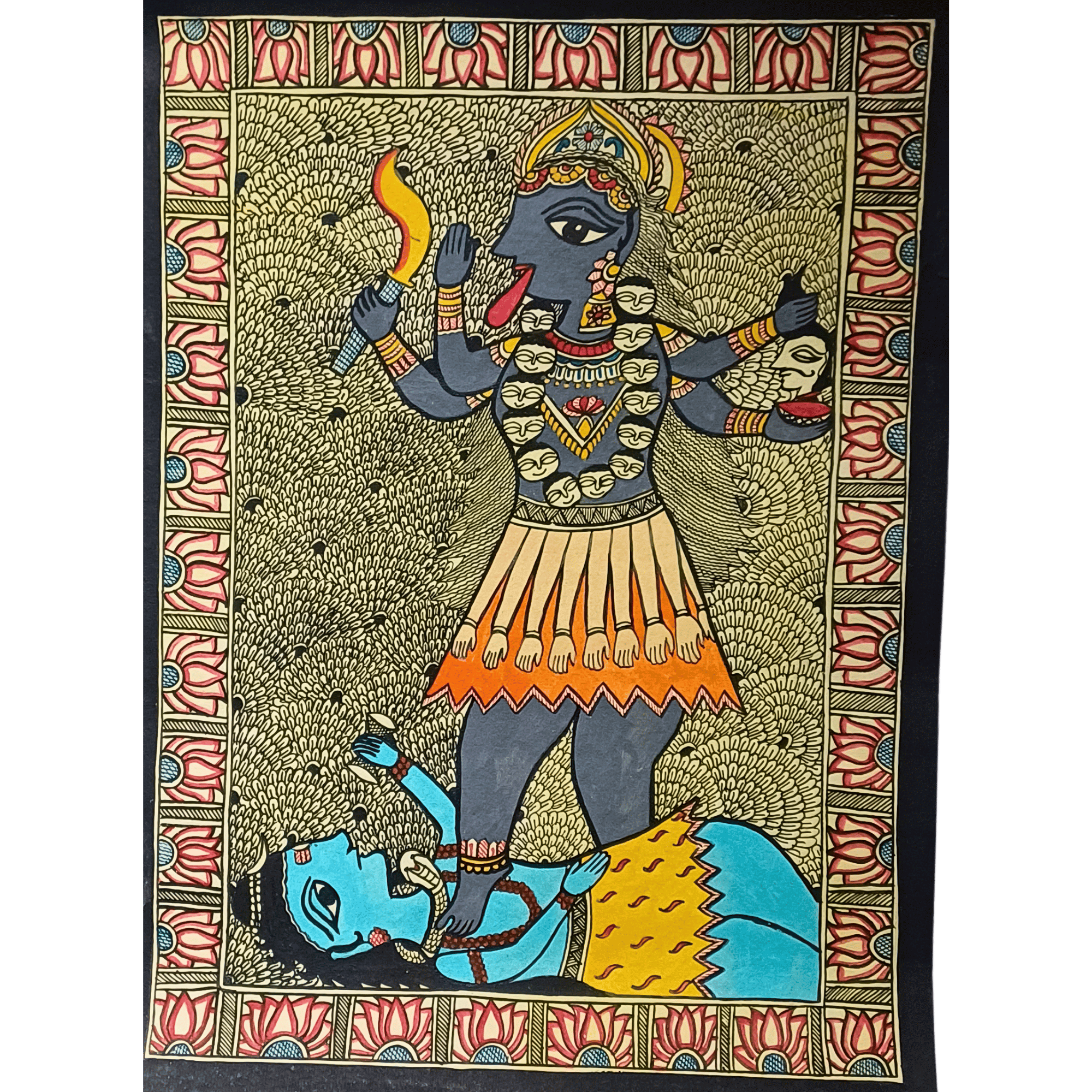 Madhubani Kali Painting